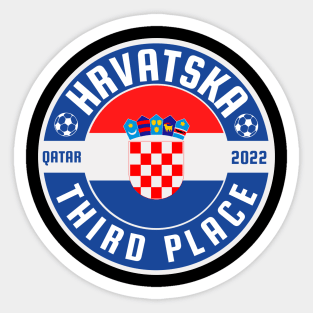 Croatia Third Place Sticker